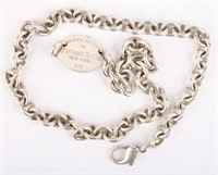 LADIES STERLING SILVER RETURN TO TIFFANY NECKLACE