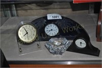 Lot of misc 4 collectible clocks