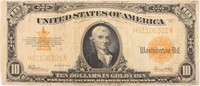 $10.00 GOLD SEAL CERTIFICATE SERIES 1922 NOTE
