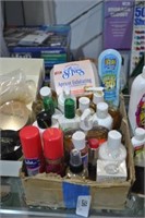 large lot of cosmetics and soaps/lotions