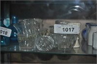 lot of misc glass candle holders