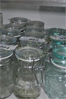 Lot of 5 cost plus glass canisters