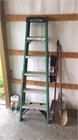 Ladder repaired shovel antifreeze broom
