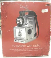 Working TV Lantern w/Radio