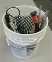 5 Gallon Bucket Of Tools, DVD & More