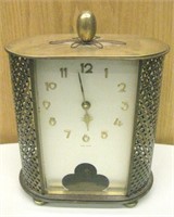 Mid-Century Kundo Brass Clock - Untested