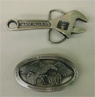 2 Made in USA Belt Buckles