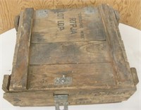 Wood Military "Explosive Mine" Box