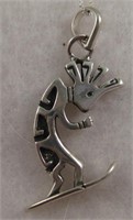 Southwest Sterling Silver Kokopelli Necklace