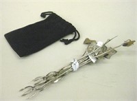 Sterling .925 Marked Skewers w/ Bag