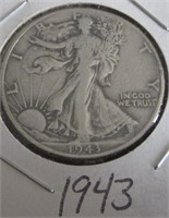 1943 Walking Liberty Half Dollar