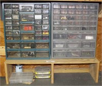 PAIR OF ORGANIZATIONAL BOXES WITH CONTENTS