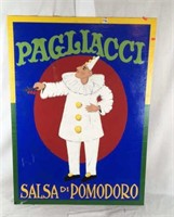 Poster from an Italian restaurant
