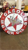 Texaco sign round