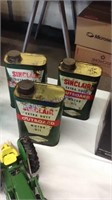 Sinclair motor oil - 3 cans
