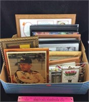 Large Assortment of Picture Frames and Pictures