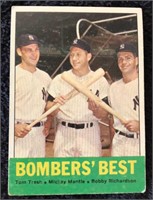 1963 - Topps #173 - Bomber's Best - Mantle