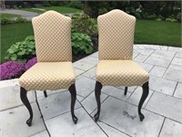 PAIR OF LOUIS STYLE SIDE CHAIRS