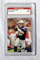 2012 Topps Prime Tom Brady Football Card Graded