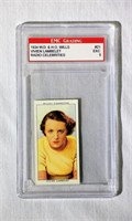 1934 Will's Cigarette Card #34 Vivien Lambelet