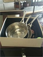 Box of pots and pans
