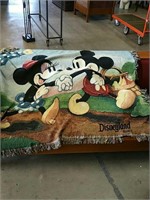 Mickey and Minnie Disneyland blanket