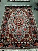 Floral handmade rug