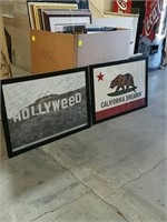 Bundle Hollyweed poster and California poster