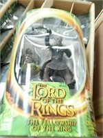 Box of Lord of the Rings figurines