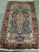 Floral handmade rug