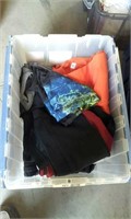 tub of clothes