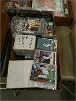 Box of sport cards