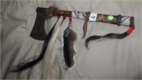 NATIVE AMERICAN STYLE METAL AXE