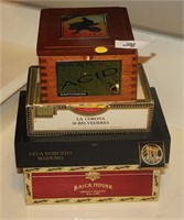 SELECTION OF CIGAR BOXES