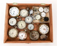GROUPING OF WATCH AND POCKET WATCH MOVEMENTS
