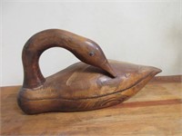 Very Early Hand Carved Goose Decoy
