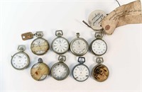 GROUP OF ELGIN STOP WATCH TIMERS