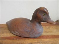 Very Early Hand Carved Bluebill Decoy