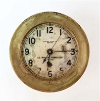 CHELSEA WWII BRASS SHIPS DECK CLOCK