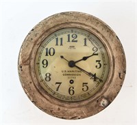 SETH THOMAS WWII SHIPS DECK CLOCK