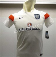Nike Boy England PreMatch Football Jersey Sz M $45