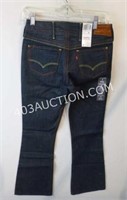 Levi's Red Women's Super Low Boot Jeans Sz 1M $125