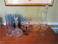Large Group of Glass and Stemware