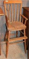 #4, SPINDLED YOUTH CHAIR W/ NATURAL FINISH