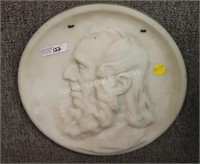 19TH C. CARVED MARBLE RELIEF PLAQUE, POSSIBLE OF