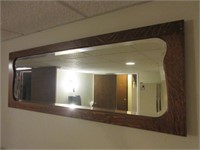 Early Oak Wall Mirror