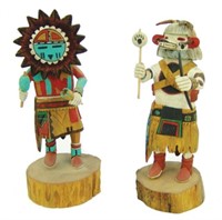 2 Hopi Kachina Carvings - Troy Nash