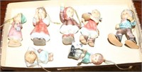 COLLECTION OF 7 HUMMEL CHRISTMAS ORNAMENTS