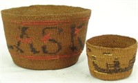2 Tsimshian Baskets