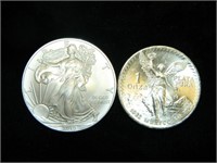 2x .999 Fine Silver Rounds - 2010 American Eagle